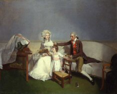Sir Robert and Lady Buxton and their daughter Anne c.1786